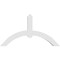 Ekena Millwork Archdale Architectural Grade PVC Gable Bracket, 48"W x 26"H x 4"D x 4"F, 13/12 Pitch GBP048X26X0404ARC00 - alternate 2